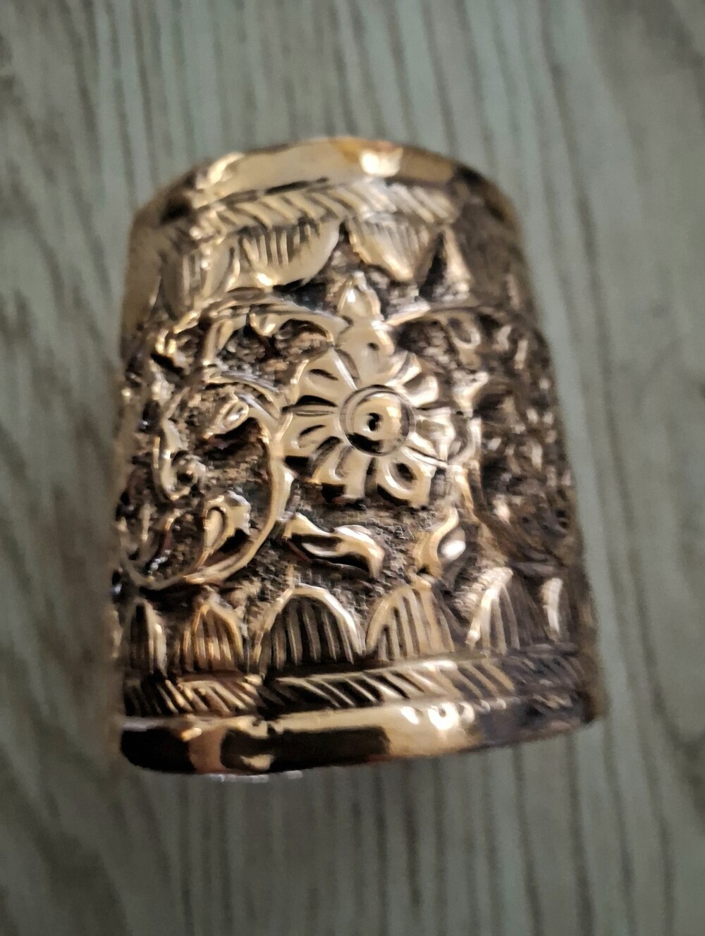 Storyteller Large Copper Cuff